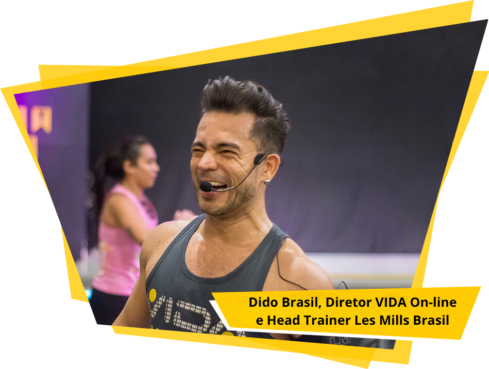 Dido Brasil, Diretor VIDA On-line e Head Trainer Les Mills Brasil.